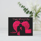 Stel in liefde briefkaart (Staand voorkant)