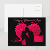 Stel in liefde briefkaart (Voorkant / Achterkant)