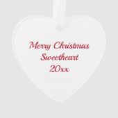Stel in liefde | Pop Art Ornament (achterkant)