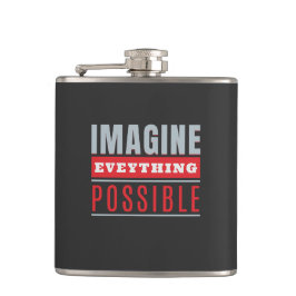 Stel je alles mogelijk citaat motivatie voor heupfles