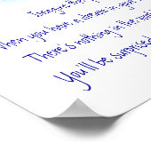 "Stel je de mogelijkheden voor" Poster (Hoek)