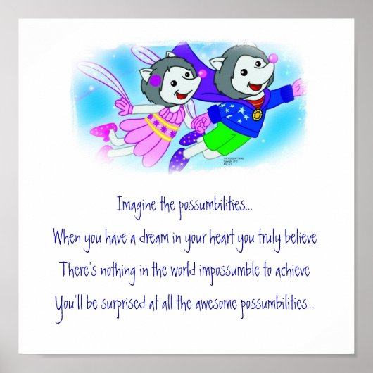 "Stel je de mogelijkheden voor" Poster (Voorkant)