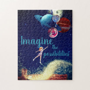 Stel je de 'Mossibilities Girl Galaxy Space Dreams Legpuzzel