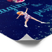 Stel je de 'Mossibilities Girl Galaxy Space Dreams Poster (Hoek)
