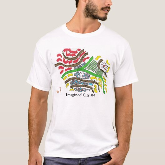 Stel je de stad voor #4 t-shirt (Voorkant)