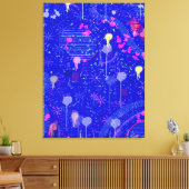 Stel je de sterren voor canvas afdruk (Insitu (Woonkamer))