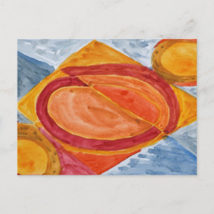 Stel je de zon voor op een regenachtige dag briefkaart