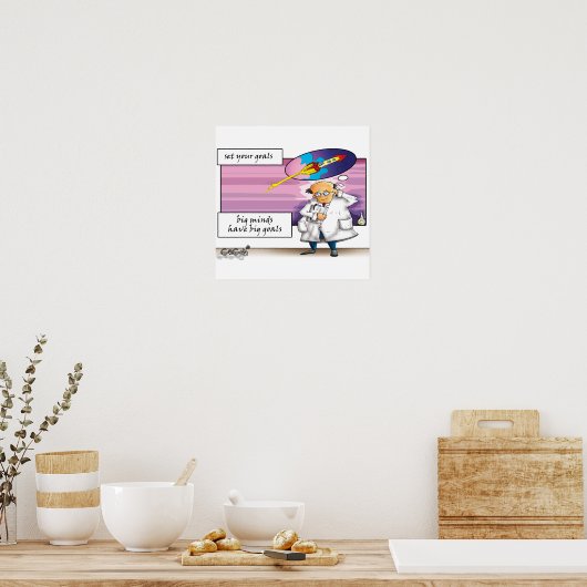 Stel je doelen in poster (Keuken)