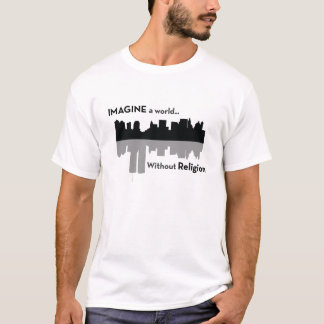 Stel je een wereld zonder religie voor t-shirt