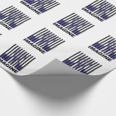 Stel je eens voor dat Trump achter Bars zit Cadeaupapier (Hoek)