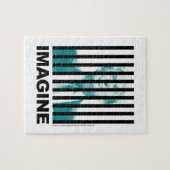 Stel je eens voor dat Trump achter Bars zit Legpuzzel (Horizontaal)