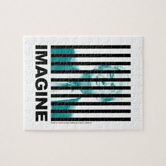 Stel je eens voor dat Trump achter Bars zit Legpuzzel (Horizontaal)