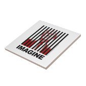 Stel je eens voor dat Trump achter Bars zit Tegeltje (Zijkant)