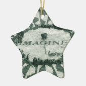 Stel je fotoversiering voor keramisch ornament (Links)