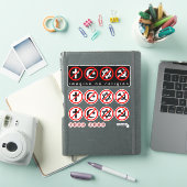 Stel je geen religie voor Anti-communistische Stic Sticker (iPad Cover)
