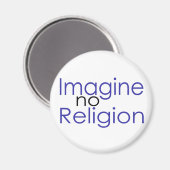 Stel je geen religie voor magneet (Voorkant / Achterkant)