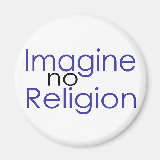 Stel je geen religie voor magneet (Voorkant)