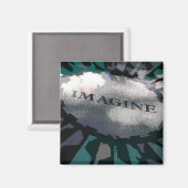 Stel je grafisch Afbeelding voor, aardbeivelden, m Magneet (Voorkant / Achterkant)