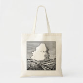 Stel je het landschap voor met de cloud tote bag (Voorkant)