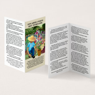 Stel je ons leven voor als een tuin die door God i Kaart