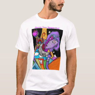 Stel je perspectief omhoog t-shirt