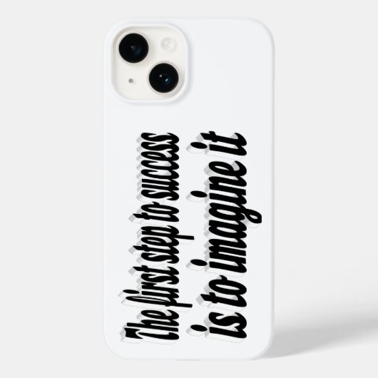 Stel je succes Motivatie offerte Case-Mate iPhone Case (Achterkant)