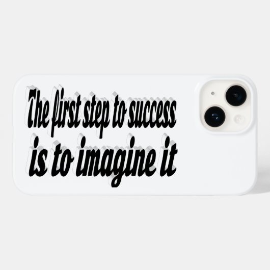Stel je succes Motivatie offerte Case-Mate iPhone Case (Achterkant (horizontaal))
