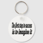 Stel je succes Motivatie offerte Sleutelhanger (Achterkant)