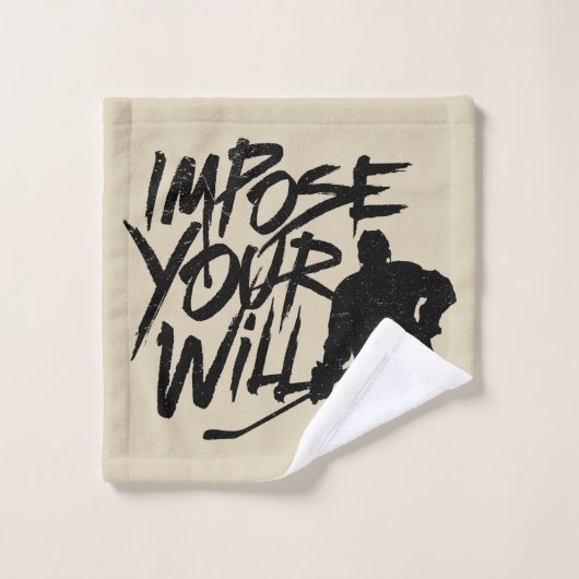 Stel je testament op (hockey) bad handdoek (Wasdoekje)