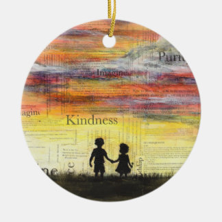 "Stel je voor" Art Ornament