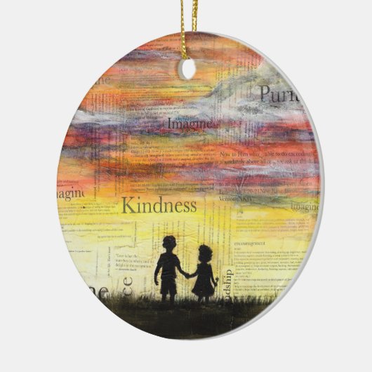 "Stel je voor" Art Ornament (Links)