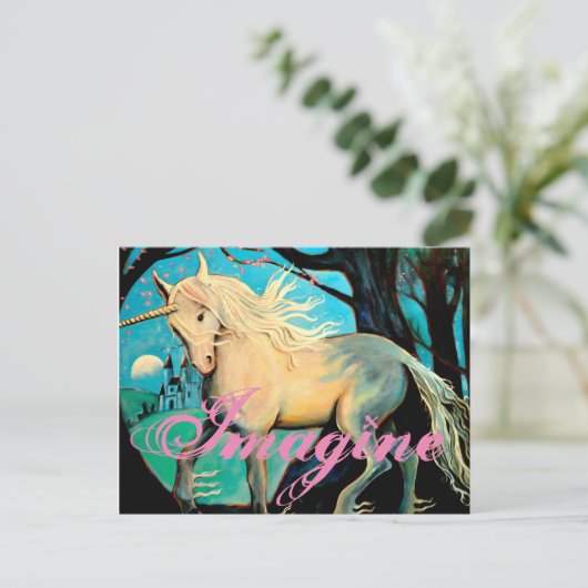 Stel je voor. briefkaart (Staand voorkant)