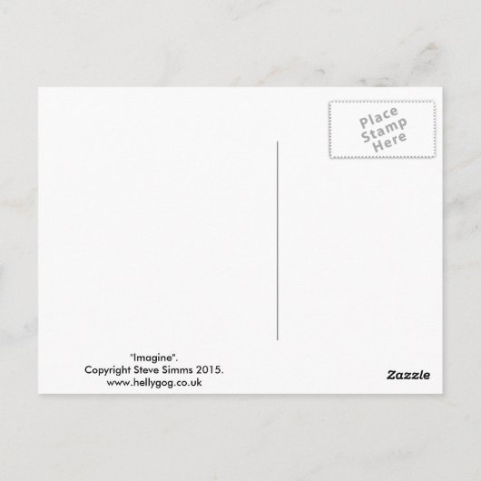 Stel je voor. briefkaart (Achterkant)