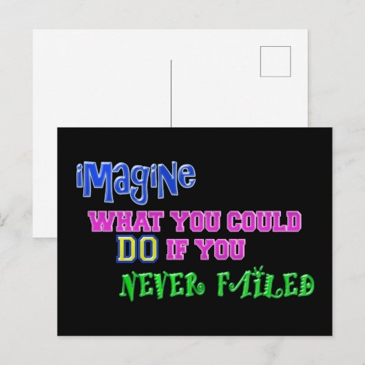 Stel je voor... briefkaart (Voorkant / Achterkant)