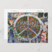 stel je voor dat er een muur in Praag komt Briefkaart (Voorkant / Achterkant)