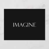 Stel je voor dat het Inspirerend Imagination Quote Briefkaart (Voorkant)