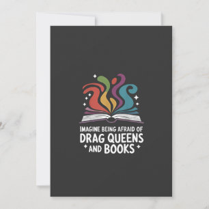 Stel je voor dat je bang bent voor drag queens en feestdagenkaart