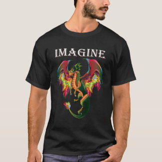 Stel je voor dat je een draak bent die het vuur Ma T-shirt