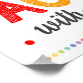 Stel je voor dat je het Poster van de klaslokalen  (Hoek)