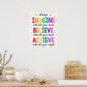 Stel je voor dat je het Poster van de klaslokalen  (Keuken)