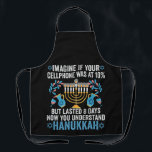 Stel je voor dat je mobiele telefoon 10% was, maar schort<br><div class="desc">chanukah ,  menorah ,  hanukkah ,  dreidel ,  joods ,  geschenk ,  vakantie ,  religie ,  kerst , </div>