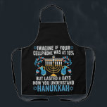 Stel je voor dat je mobiele telefoon 10% was, maar schort<br><div class="desc">chanukah ,  menorah ,  hanukkah ,  dreidel ,  joods ,  geschenk ,  vakantie ,  religie ,  kerst , </div>