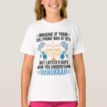 Stel je voor dat je mobiele telefoon 10% was, maar t-shirt<br><div class="desc">chanukah ,  menorah ,  hanukkah ,  dreidel ,  joods ,  geschenk ,  vakantie ,  religie ,  kerst , </div>