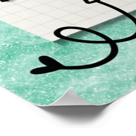 Stel je voor dat je zelfgekozen Motivatie quotes b Poster (Hoek)