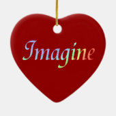 Stel je voor dat kleuren hartversierend zijn keramisch ornament (Achterkant)