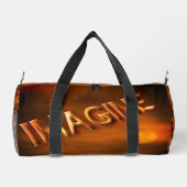 Stel je voor dat Moon Sky Inspirerend gepersonalis Plunjezak (Achterkant)