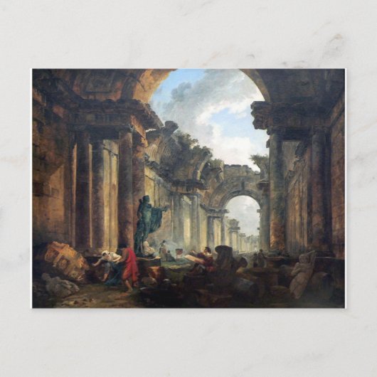 Stel je voor dat Uitzicht van de Grote Galerij van Briefkaart (Voorkant)