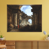 Stel je voor dat Uitzicht van de Grote Galerij van Canvas Afdruk (Insitu (Woonkamer))