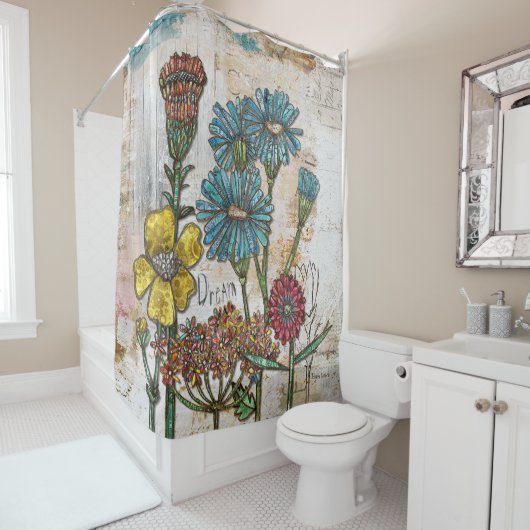 Stel je voor douchegordijn (In situ)