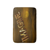 Stel je voor: Fantasy Moon Sky Inspirerend Badmat (Voorkant Verticaal)